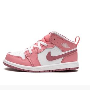 Toddler JORDAN 1 MID TD “Valentine's Day"/Size 8